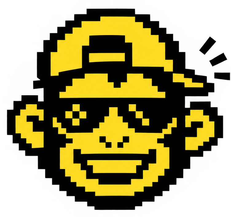 شعار بكسل بنانا Banana Pixels